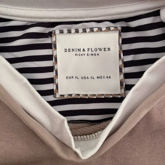 Denim & Flower Ricky Singh Men's Crew Neck Light Sweatshirt - Picture 6 of 10